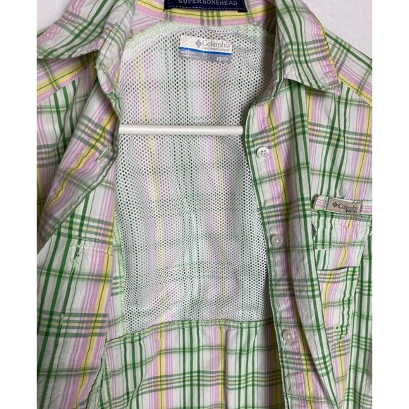 Columbia Sportwear Women's Super Bonehead Long Sleeve Top Size XS Green … - Picture 3 of 8